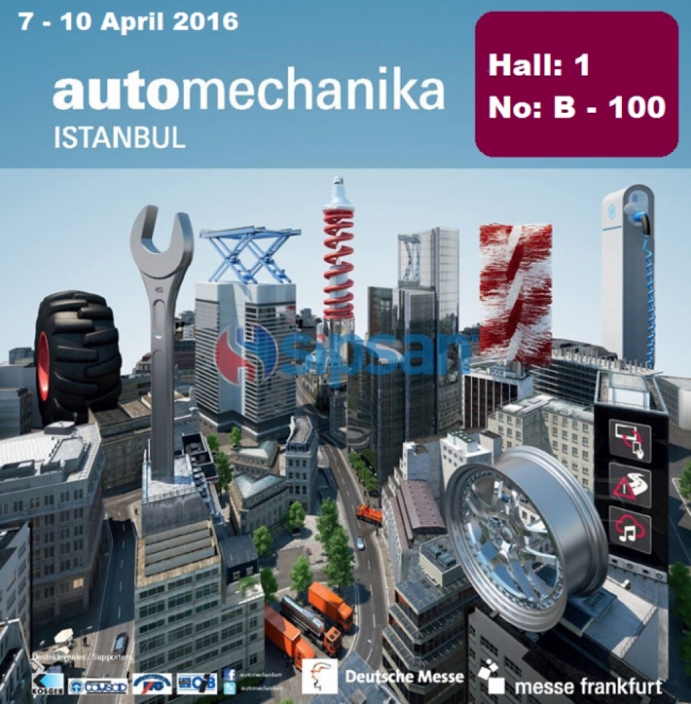We will be in 2016 Automechanika Istanbul Exibitions